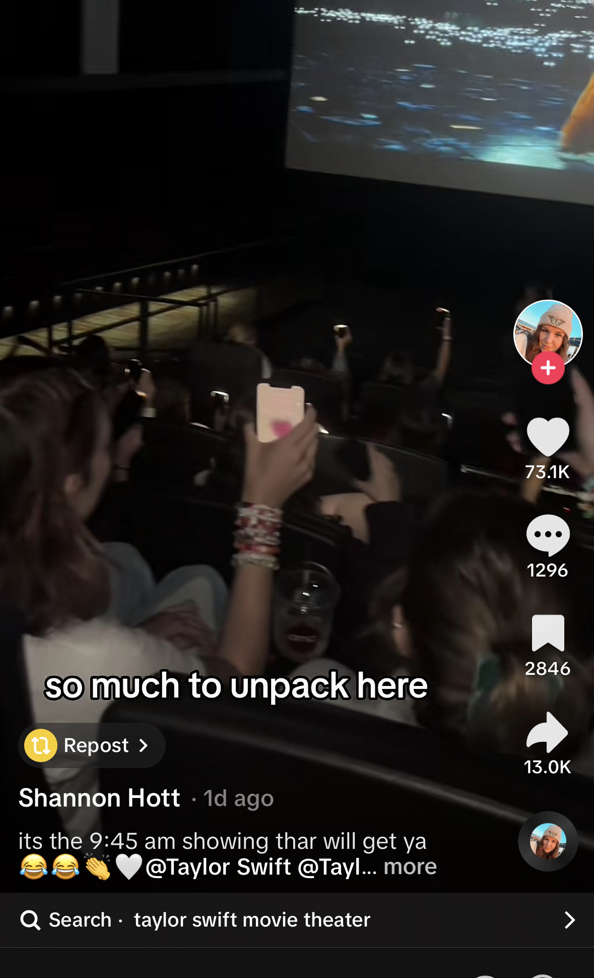 This TikTok has since been deleted, but just imagine kids cartwheeling during "Marjorie."