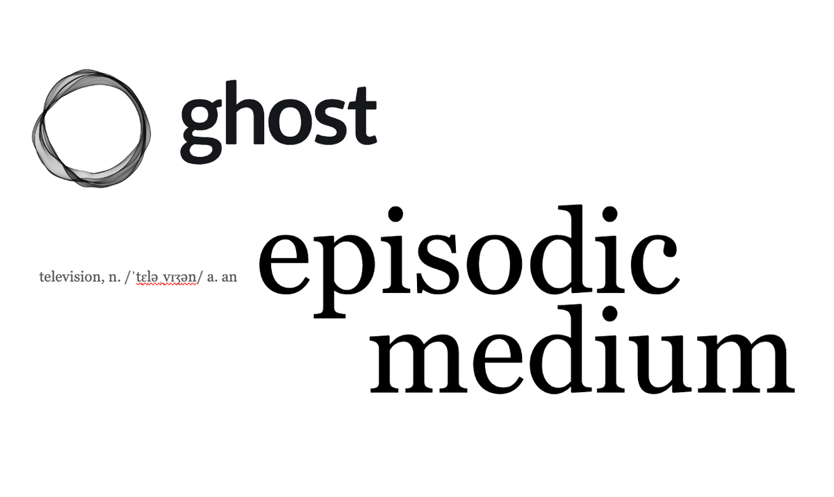 Welcome to Episodic Medium on Ghost