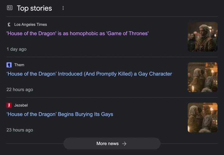 Week-to-Week: Death, Queerness, and the Discourse of the Dragon